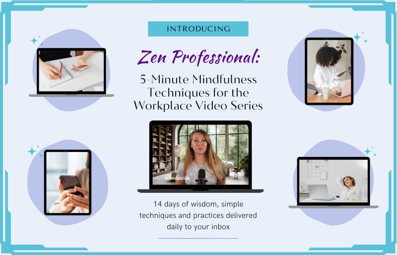 Zen Professional 5-minute Mindfulness Techniques for a Workplace 14-days Video series